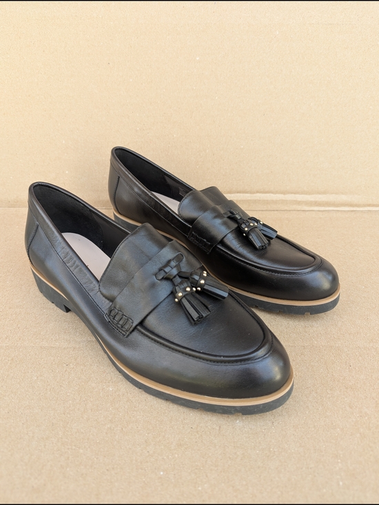kate spade Shoes - kate Spade Kalina Tassel Loafers Flats Leather Platform Women's 10M Black